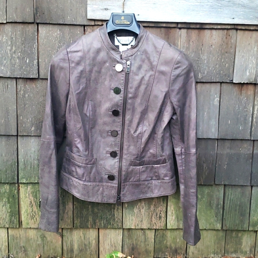 Vintage Worth Real Leather Jacket
